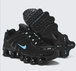 Nike Shox Zapatillas Negras y Grises