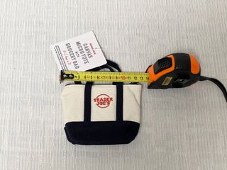 Bolsa Micro Tote Canvas Trader Joe's Azul