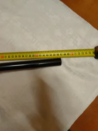 Manillar de bicicleta negro