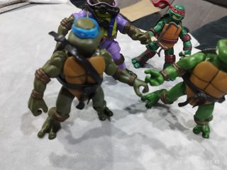 4 Figuras Tortugas Ninja