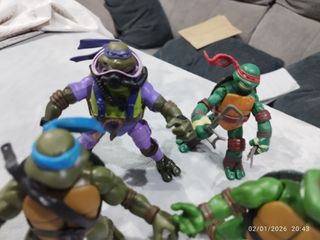 4 Figuras Tortugas Ninja