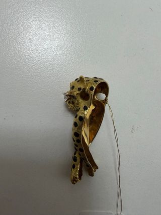 Colgante Guepardo Oro 18k Diamantes Rubíes