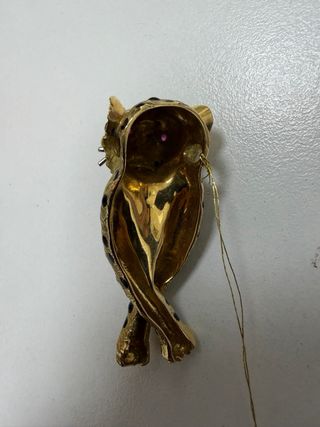 Colgante Guepardo Oro 18k Diamantes Rubíes