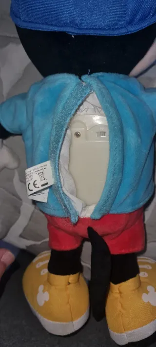 Topolino peluche elettrico parla canta balla