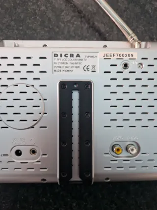 TV/schermo/monitor Portatile Dicra 7" LCD TVP706JV