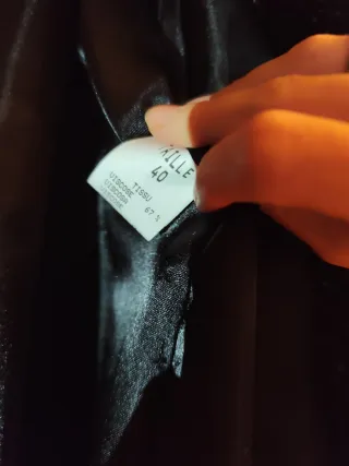 Abrigo lana y algodón Comme du vrei