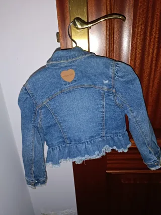 Cazadora vaquera niña