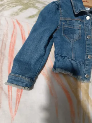 Cazadora vaquera niña