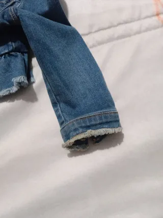 Cazadora vaquera niña