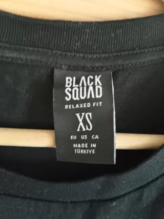 Camiseta Black Squad Paranoid Talla XS