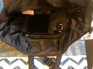 Bolso Zara azul marino