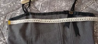 Artigli Abito Bustier Grigio Melange Balze