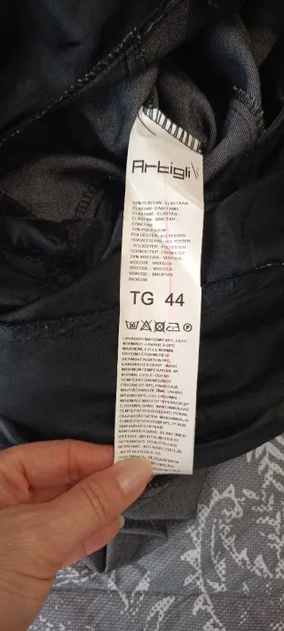 Artigli Abito Bustier Grigio Melange Balze