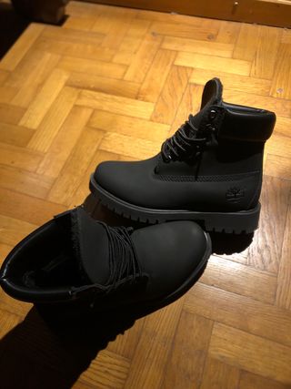 Stivali Timberland neri con pelliccia