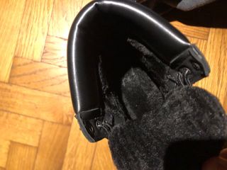 Stivali Timberland neri con pelliccia