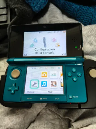 Nintendo 3DS Aqua Blue + Caja