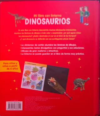 DINOSAURIOS - MI LIBRO CON LINTERNA