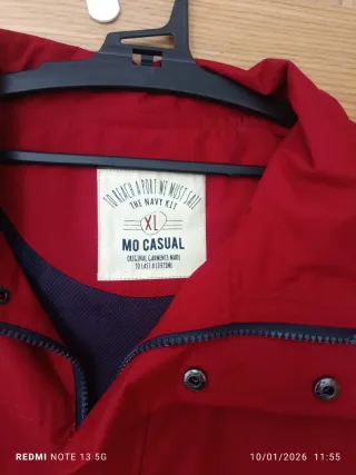Chaqueta MO CASUAL Roja Talla XL