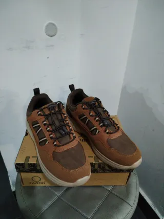 Scarpe uomo casual sportive marroni 42