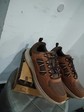 Scarpe uomo casual sportive marroni 42