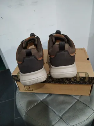 Scarpe uomo casual sportive marroni 42