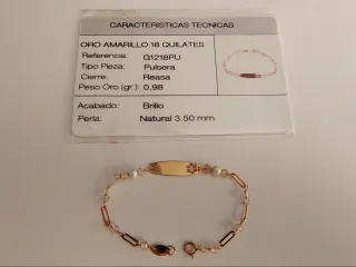 Bracciale in Oro 18K per Bambini Petit Monde