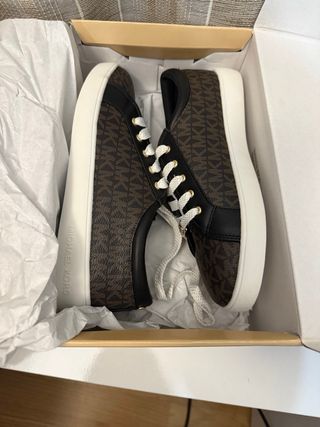 Zapatillas Michael Kors Mujer Marrón/Negro