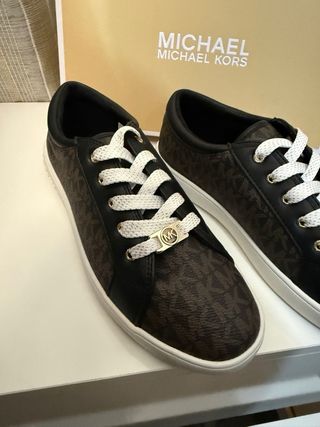 Zapatillas Michael Kors Mujer Marrón/Negro