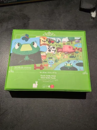Puzzle Janod Táctil Granja