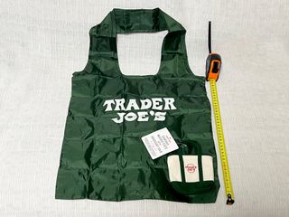 Bolsa Micro Tote Canvas Trader Joe's Verde