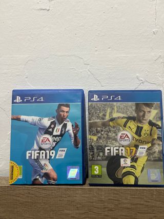 FIFA 17 y FIFA 19 PS4