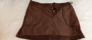 Falda Mini Pana Mango Talla 36