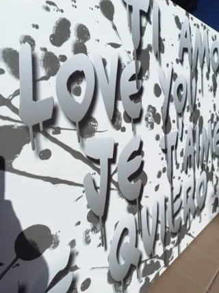 Stampa Tela 120x90 Ti Amo