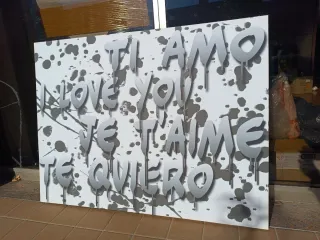 Stampa Tela 120x90 Ti Amo