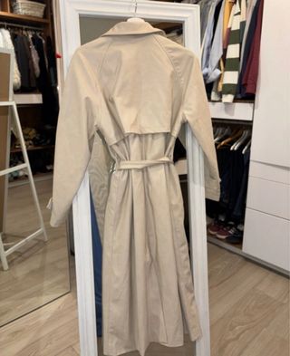 Gabardina Beige Cuero