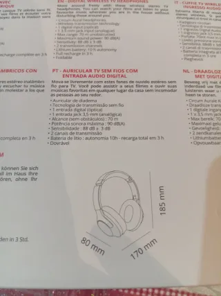Cuffie TV Wireless Metronic