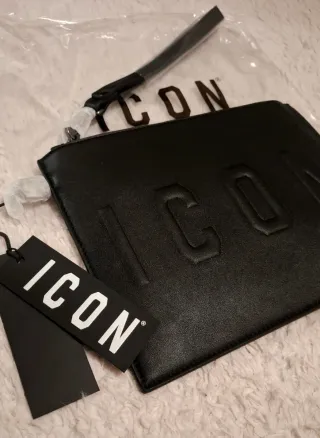 Pochette ICON nera Nuova con Etichetta