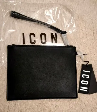 Pochette ICON nera Nuova con Etichetta