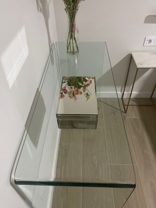 Consola Cristal Moderna