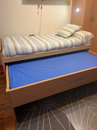 Cama nido con cajones