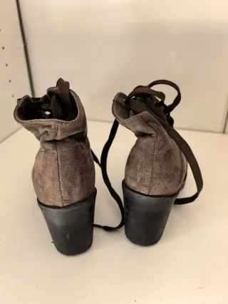 Botines antelina mujer talla 37