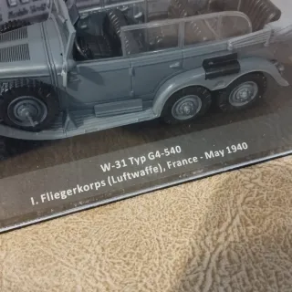 Maqueta Coche WWII W-31 Typ G4-540