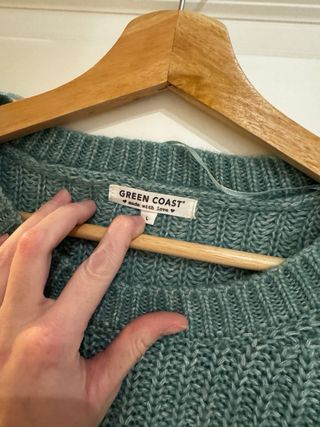 Jersey turquesa de Green Coast - Talla L