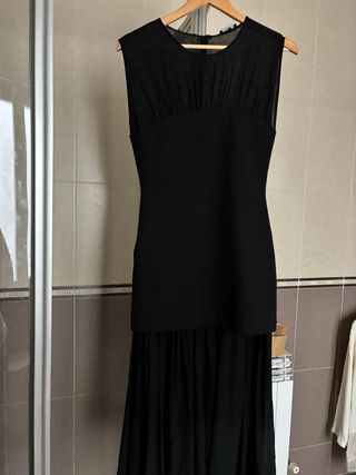 Vestido negro Massimo Dutti