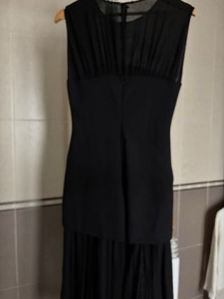 Vestido negro Massimo Dutti
