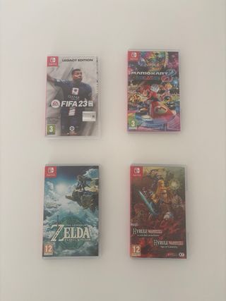 Nintendo Switch + 4 Juegos (SEPARABLE)