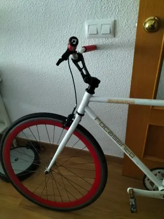 Bicicleta Fixie Blanca