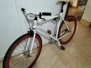 Bicicleta Fixie Blanca