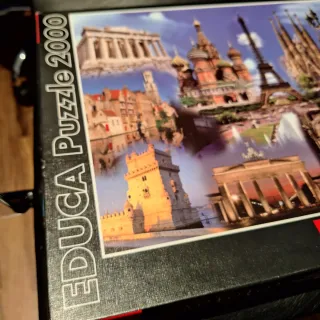 Puzzle Educa 2000 Piezas Ciudades Mundo