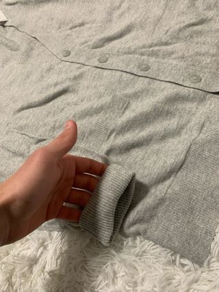 Cardigan Gap Grigio Uomo